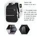 Mens Business Backpack With Usb Charging And Anti Theft Lock