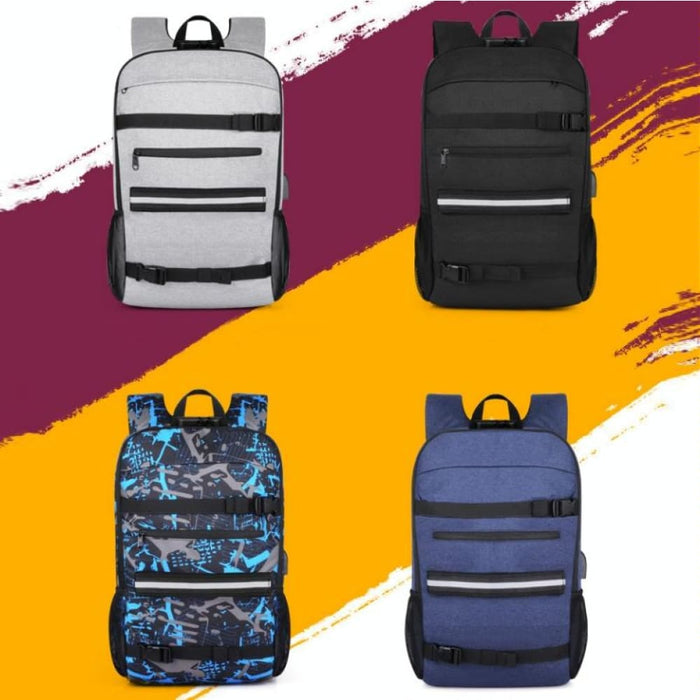 Mens Business Backpack With Usb Charging And Anti Theft Lock