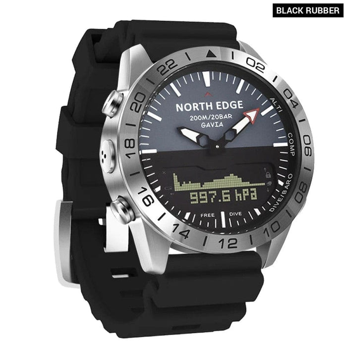 Mens Dive Military Army Full Steel Business Waterproof 200m