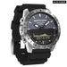 Mens Dive Military Army Full Steel Business Waterproof 200m