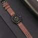 Mens Fashion Leather Quartz Watch With Calendar Luxury