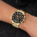 Men’s Fashion Luxury Gold Stainless Steel Quartz Watches