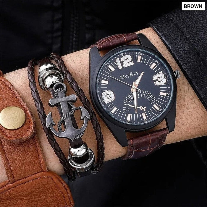 Mens Fashion Quartz Men Watches Luxury Male Clock