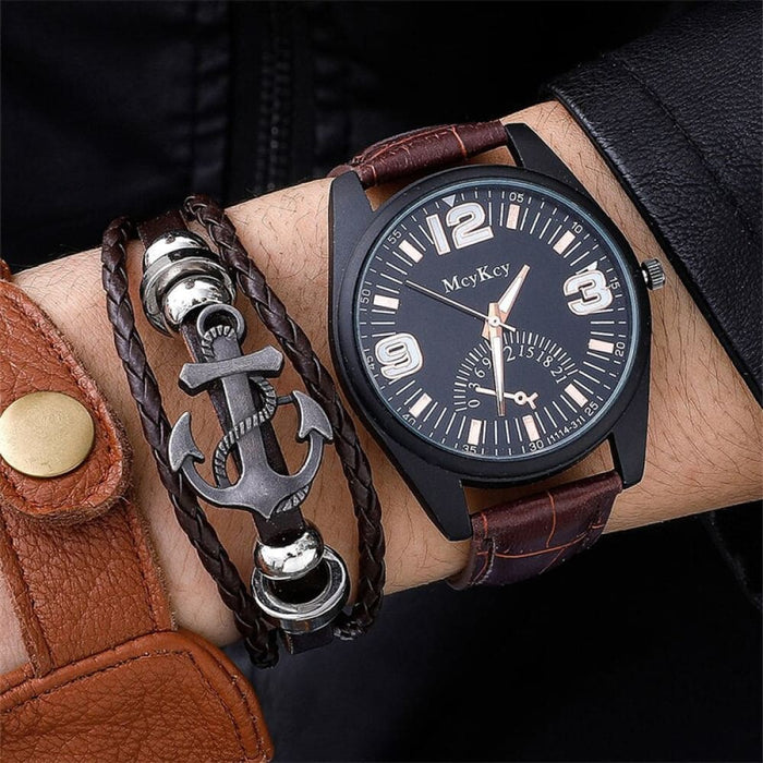 Mens Fashion Quartz Men Watches Luxury Male Clock