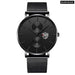 Mens Fashion Ultra Thin Watches Men Business Casual Quartz