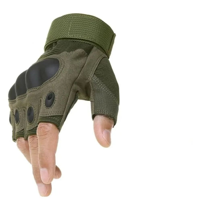 Mens Half Finger Tactical Gloves Outdoor Military Shooting