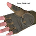 Mens Half Finger Tactical Gloves Outdoor Military Shooting