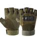 Mens Half Finger Tactical Gloves Outdoor Military Shooting