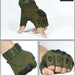 Mens Half Finger Tactical Gloves Outdoor Military Shooting