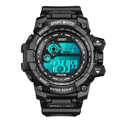 Mens Led Digital Sport Watch Waterproof Luminous Date