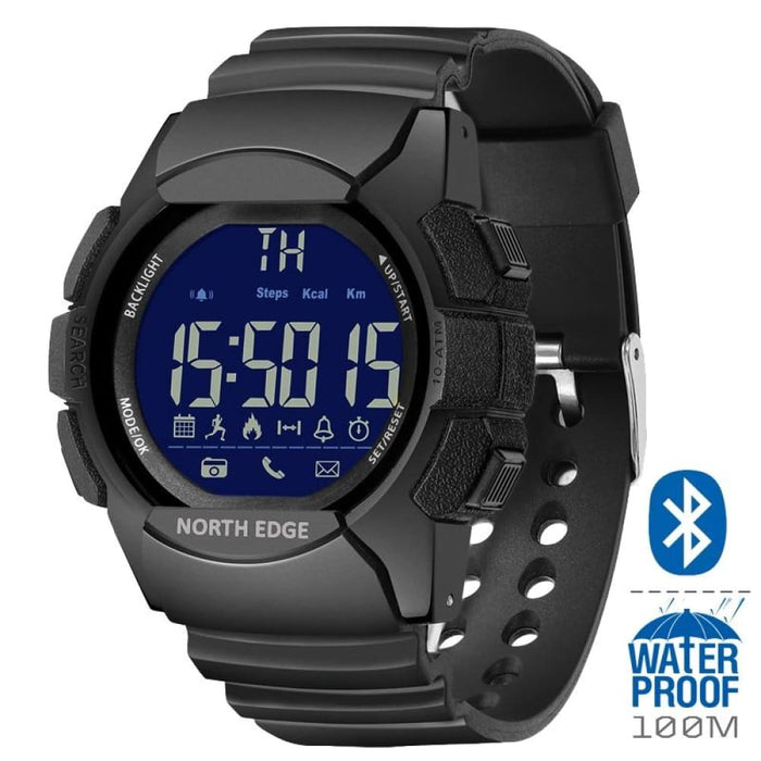 Mens Military Water Resistant Led Digital Smart Wristwatch