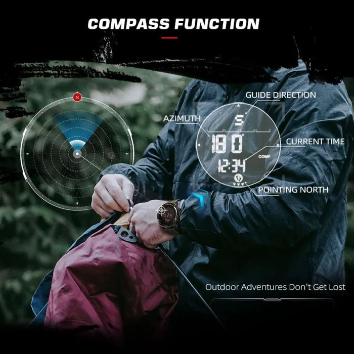 Mens Militray Sports Super Light Outdoor Compass Waterproof