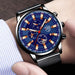 Mens Minimalist Fashion Ultra Thin Watch Simple Men