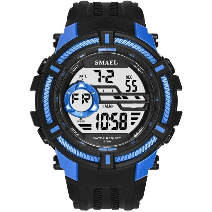 Men’s Multi-functional Big Dial Led Sport Wrist Watch