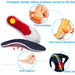 Mens Ortic Insoles For Flat Feet Relief