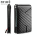 Mens Rfid Carbon Fiber Business Wallet