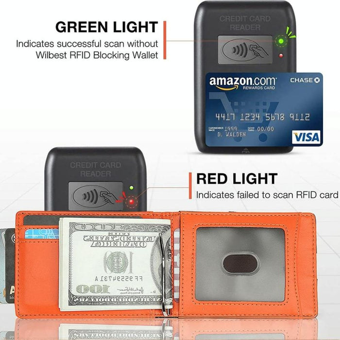 Mens Rfid Carbon Fiber Business Wallet