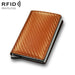 Mens Rfid Carbon Fiber Wallet C1804h1