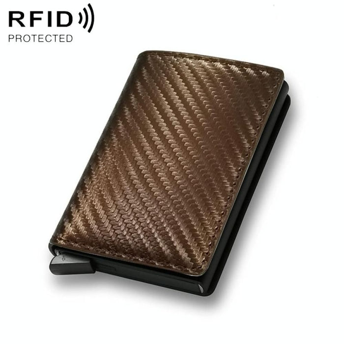 Mens Rfid Carbon Fiber Wallet C1804h1