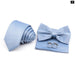 Mens Tie Set Solid Colour For Business And Weddings