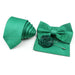 Mens Tie Set Solid Colour For Business And Weddings