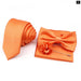 Mens Tie Set Solid Colour For Business And Weddings