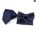 Mens Tie Set Solid Colour For Business And Weddings