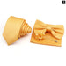 Mens Tie Set Solid Colour For Business And Weddings