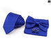 Mens Tie Set Solid Colour For Business And Weddings