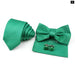 Mens Tie Set Solid Colour For Business And Weddings