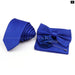 Mens Tie Set Solid Colour For Business And Weddings