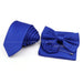 Mens Tie Set Solid Colour For Business And Weddings