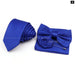 Mens Tie Set Solid Colour For Business And Weddings