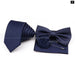 Mens Tie Set Solid Colour For Business And Weddings