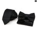 Mens Tie Set Solid Colour For Business And Weddings