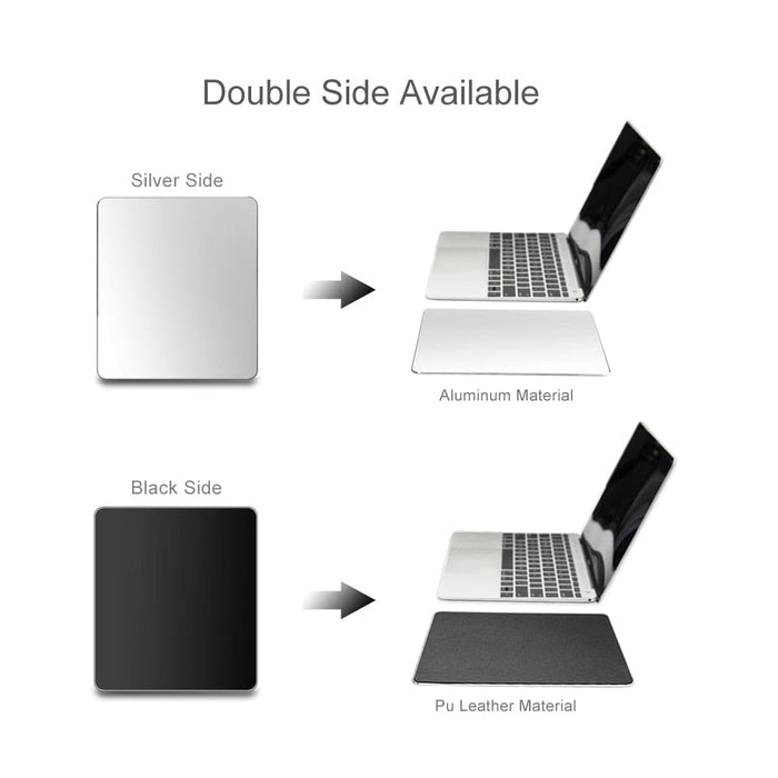 Metal Aluminum Mouse Pad Mat Smooth Magic Thin Double Side