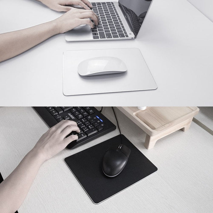 Metal Aluminum Mouse Pad Mat Smooth Magic Thin Double Side