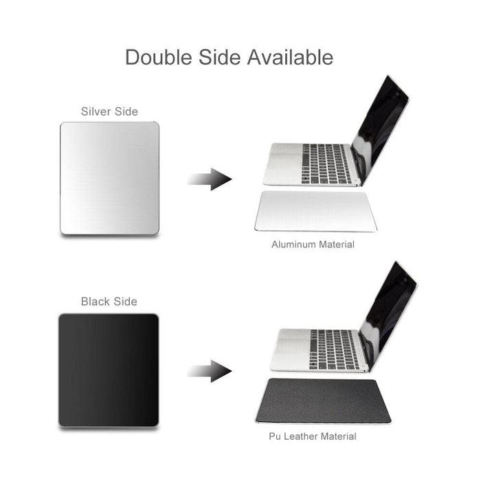 Metal Aluminum Mouse Pad Mat Smooth Ultra Thin Double Side