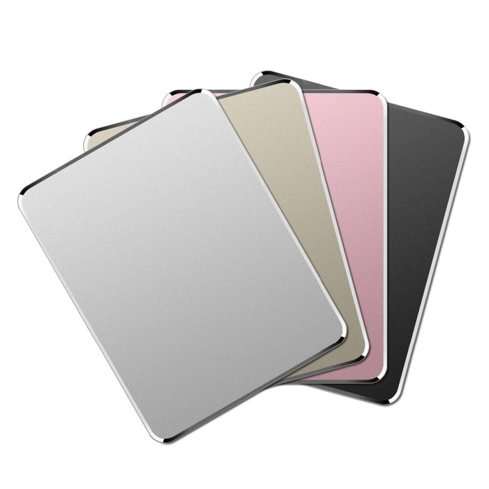 Metal Aluminum Mouse Pad Mat Smooth Ultra Thin Double Side