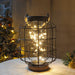 Metal Battery Powered Led Hanging Lamp for Home Decor