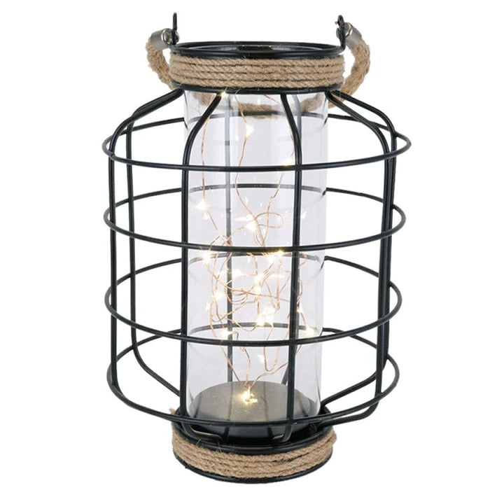 Metal Battery Powered Led Hanging Lamp for Home Decor