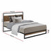 Metal Bed Frame Single Size Mattress Base Platform