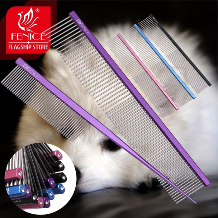 Metal Comb For Dogs Stainless Steel Pet Dog Cat Pin Hair