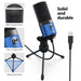 Metal Usb Condenser Recording Microphone For Cardioid Studio