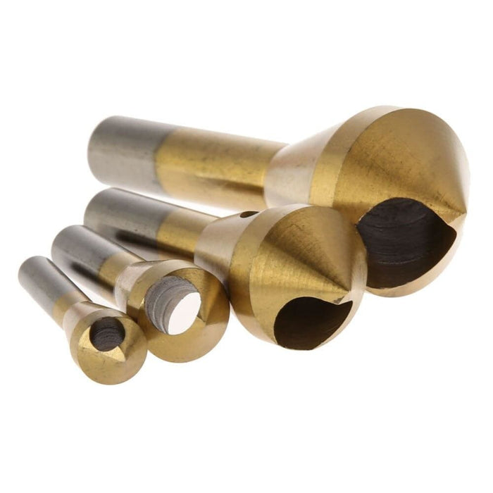 4pc Metal Cutting Drill Titanium Coated Countersink