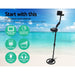 Led Metal Detector With Headphones - Black