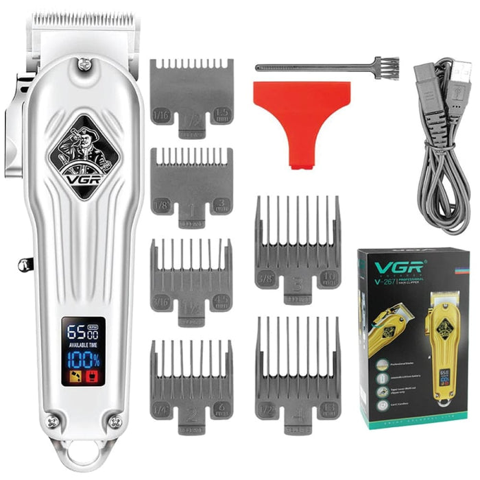 Metal Electric Rechargeable Hair Clipper For Men