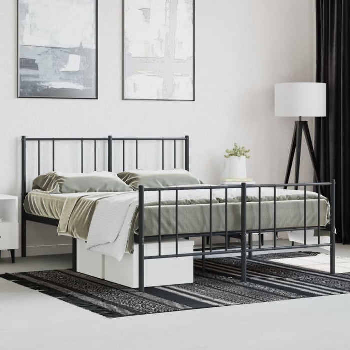 Nz Local Stock-metal Bed Frame With Headboard And Footboard