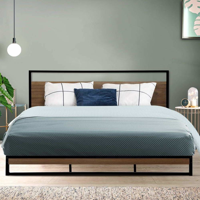 Metal Bed Frame King Size Mattress Base Platform Foundation