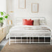 Metal Bed Frame Queen Size Platform Foundation Mattress